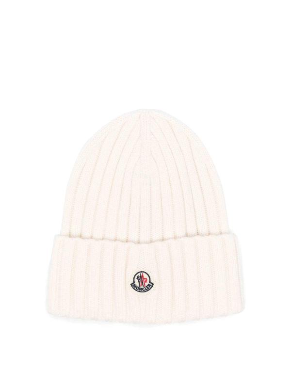 Moncler Bonnet - Blanc