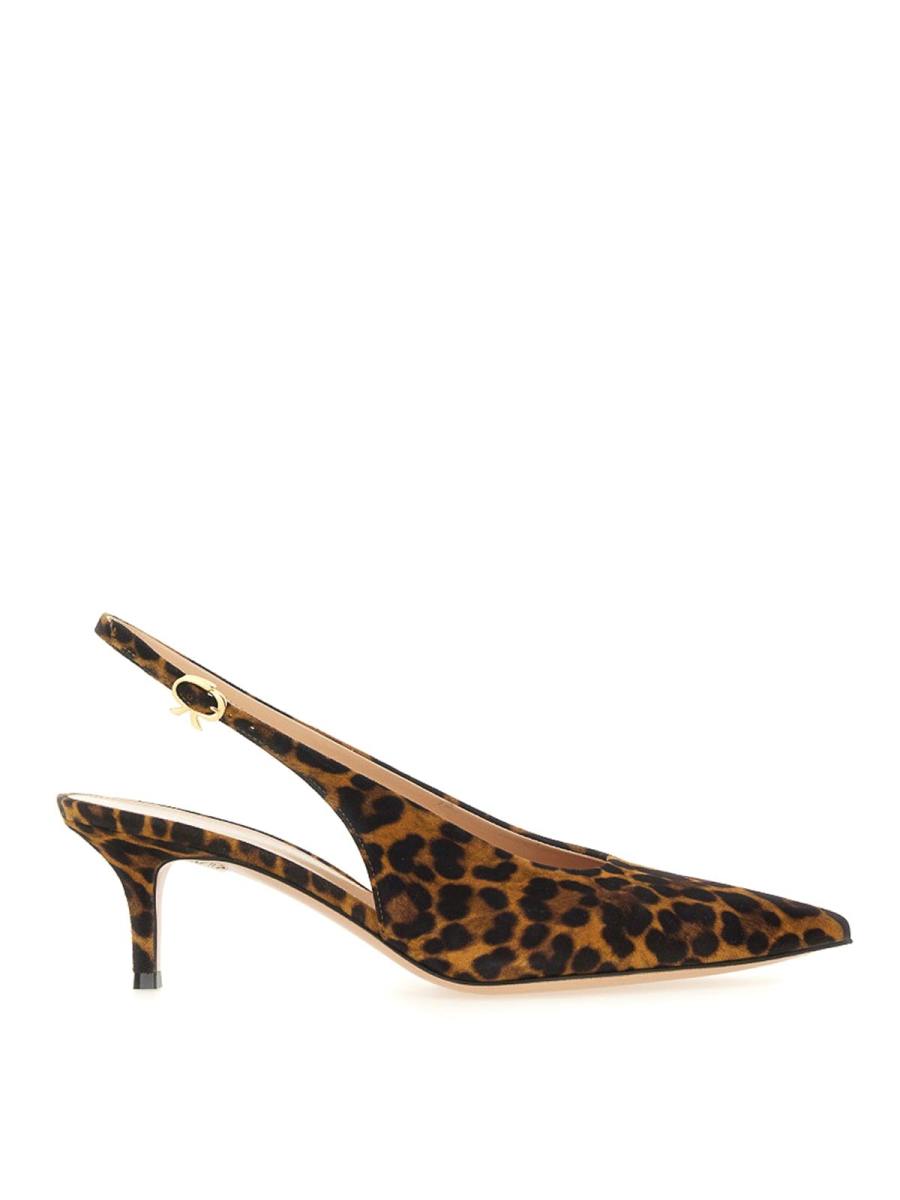 Gianvito Rossi Chaussures À Talon - Imprimé Animal