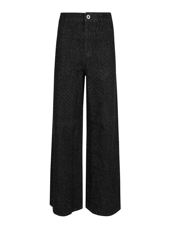 Self Portrait Jean Bootcut - Noir