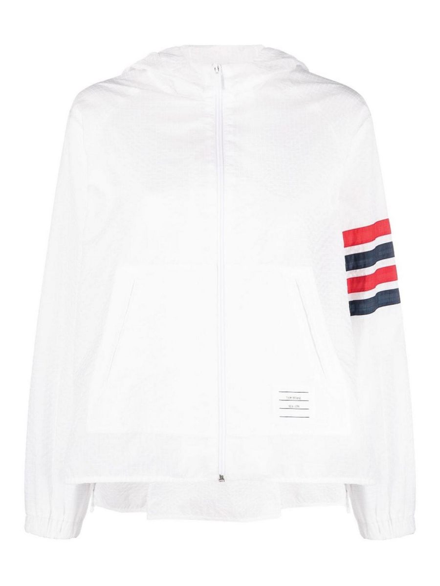 Thom Browne Veste Casual - Blanc