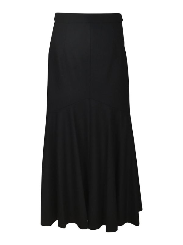 Patou Jupe Midi - Noir