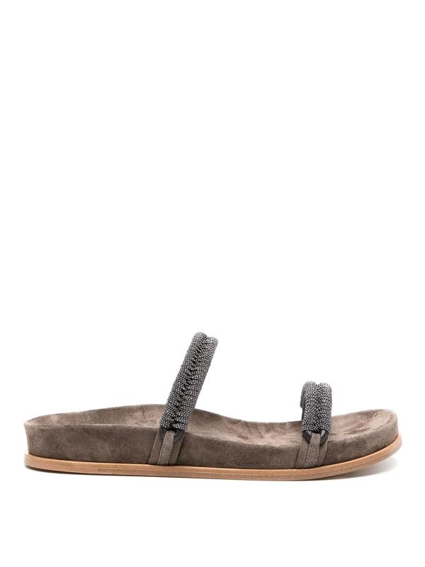 Brunello Cucinelli Sandales - Noir