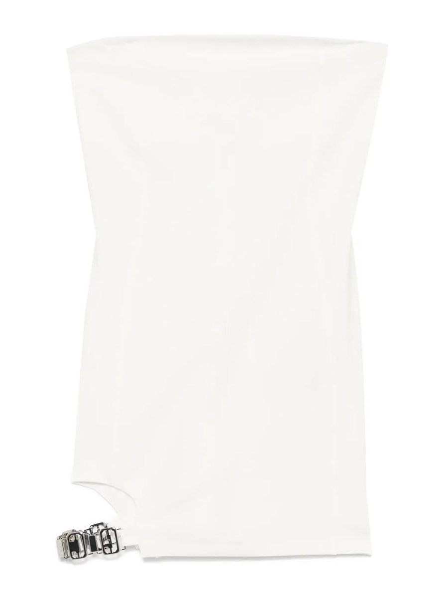 Gcds Robe Courte - Crème