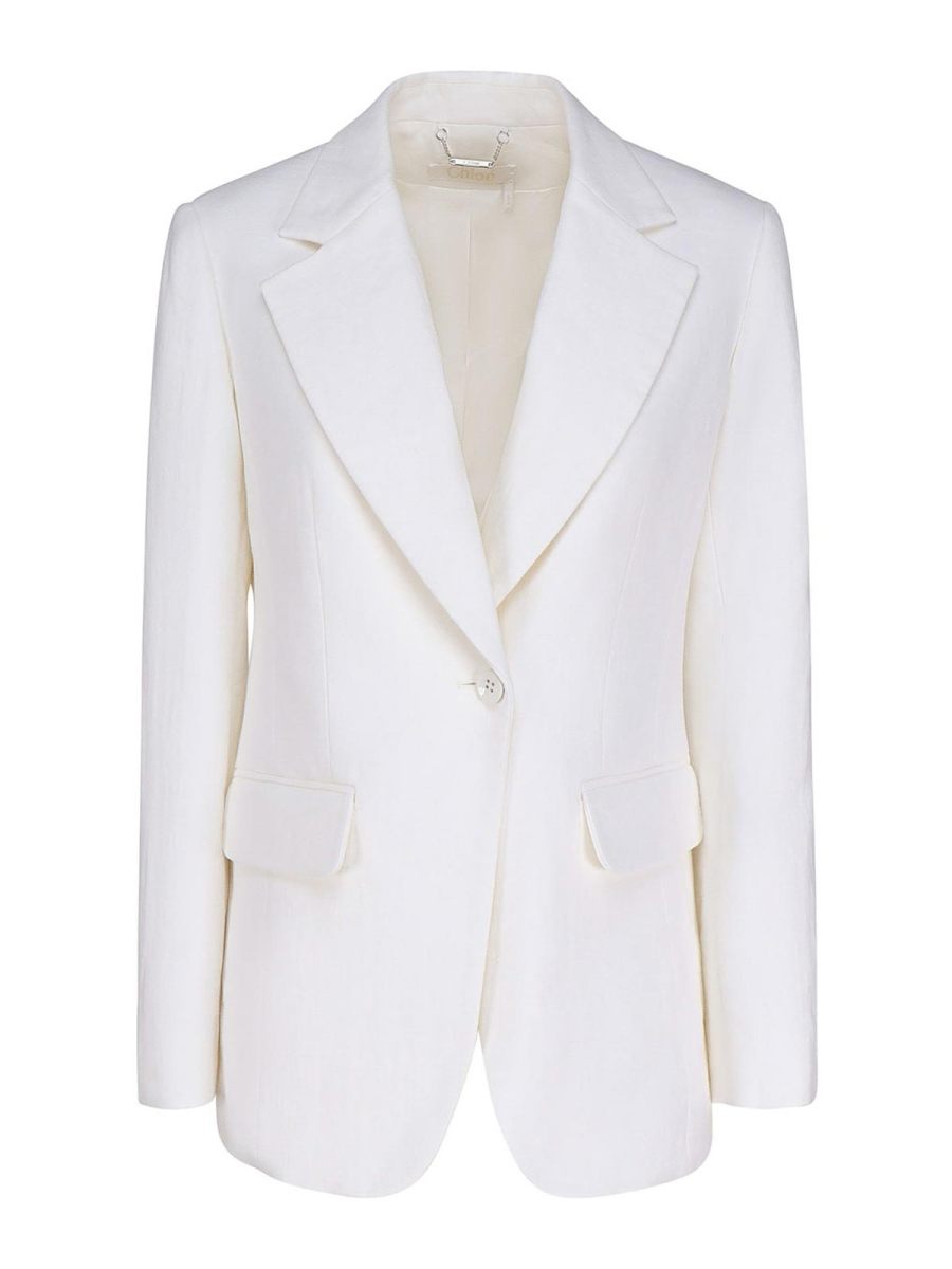Chloe' Blazer Couturier - Blanc