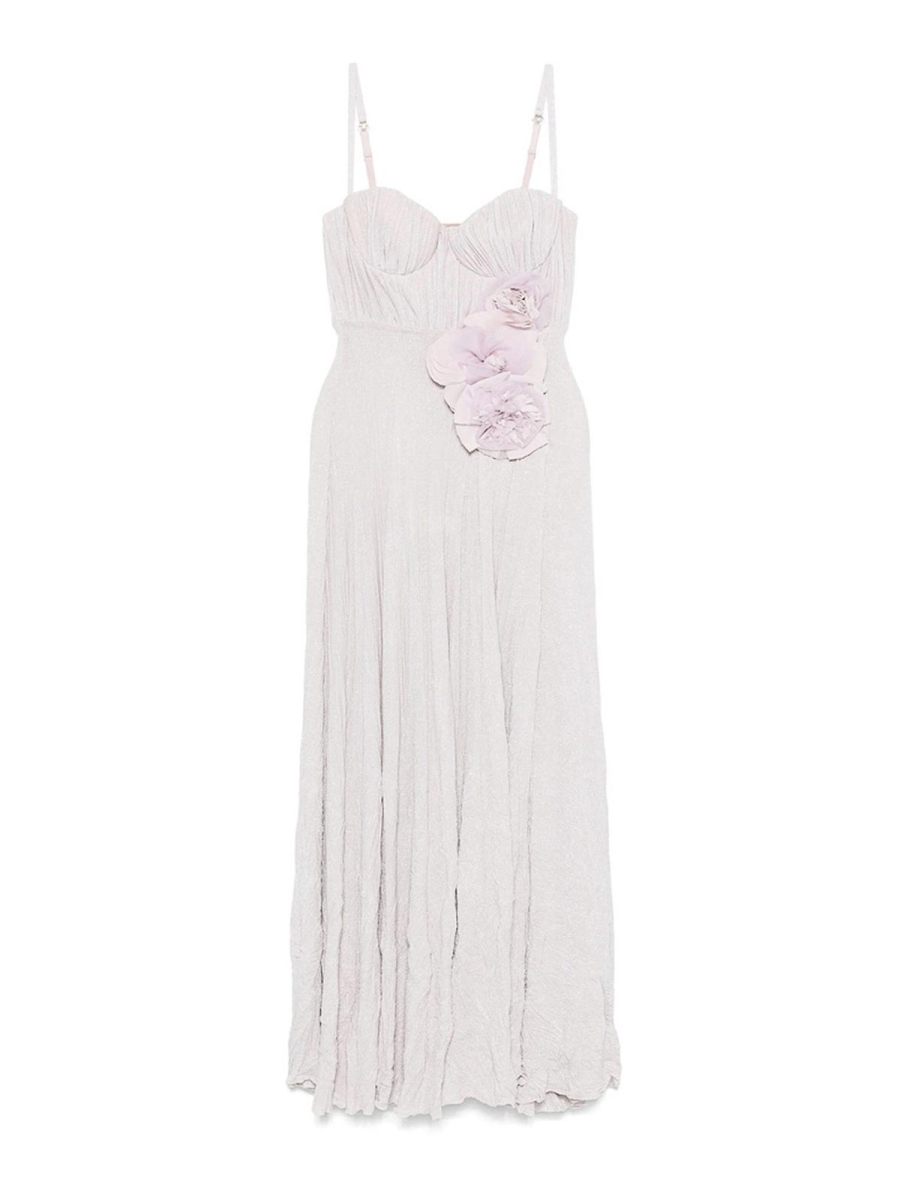 Elisabetta Franchi Robe Au Genou - Violet