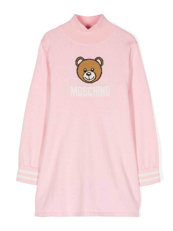 Moschino Kids Maxi Robe - Rose