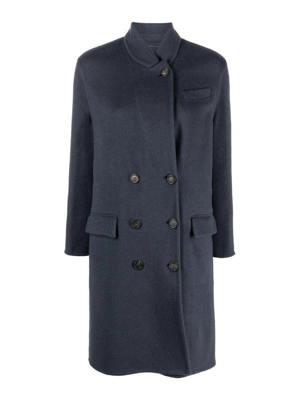 Brunello Cucinelli Manteau Court - Noir
