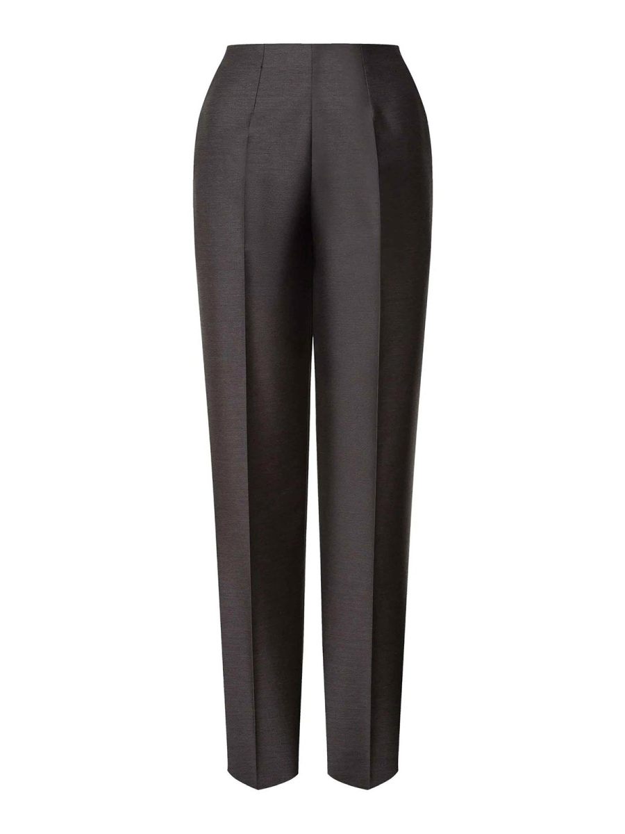 Alberta Ferretti Pantalons Décontractés - Gris