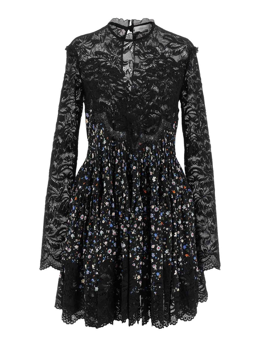 Rabanne Robe Au Genou - Noir