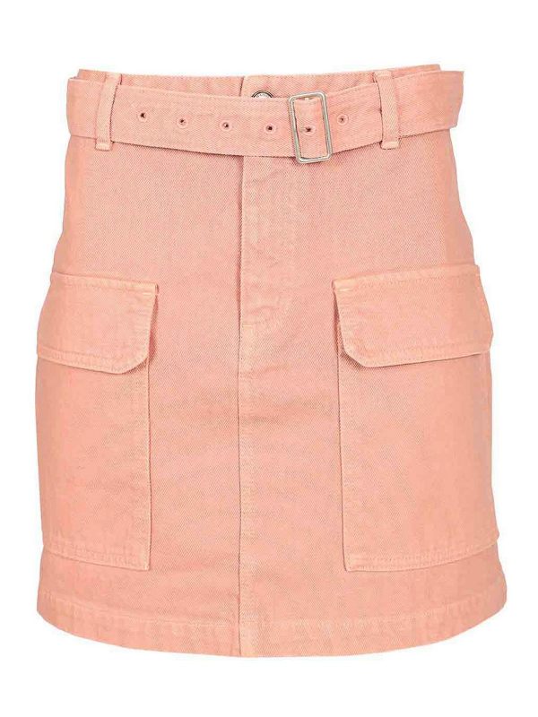 Maison Kitsuné Jupe Midi - Rose