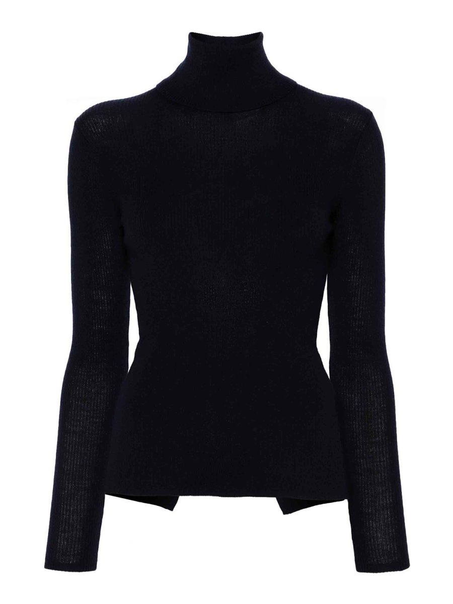 P. A.R. O.S. H. Pull Col Roulé - Bleu