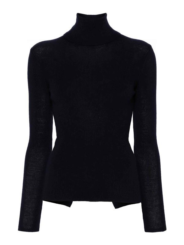 P. A.R. O.S. H. Pull Col Roulé - Bleu