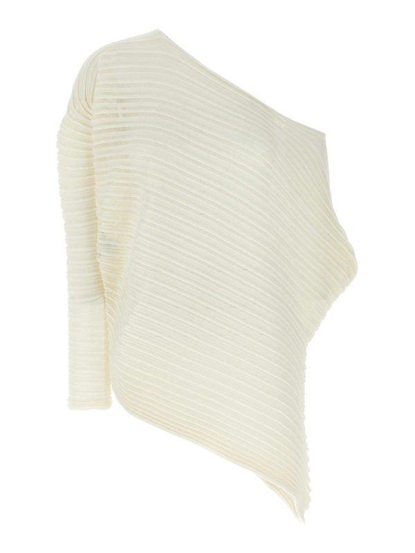 Pleats Please Issey Miyake Top - Blanc