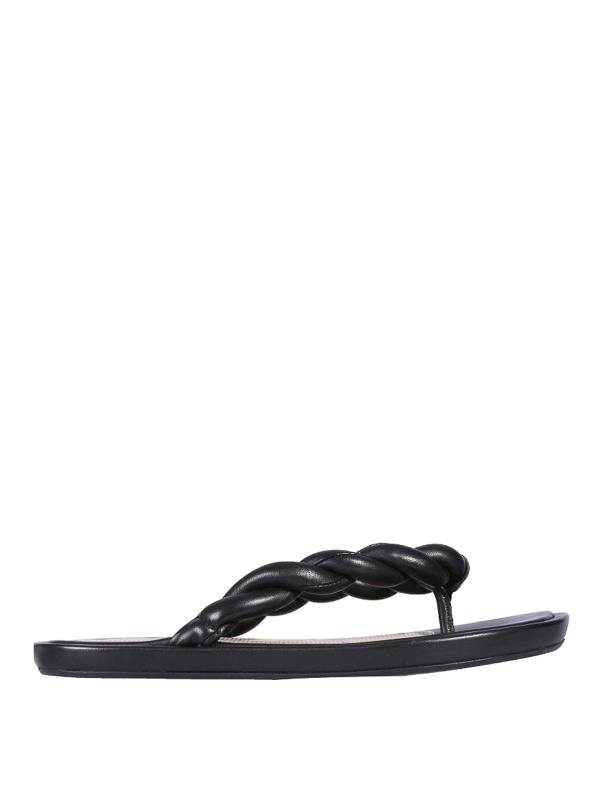 Valentino Red Sandales - Noir