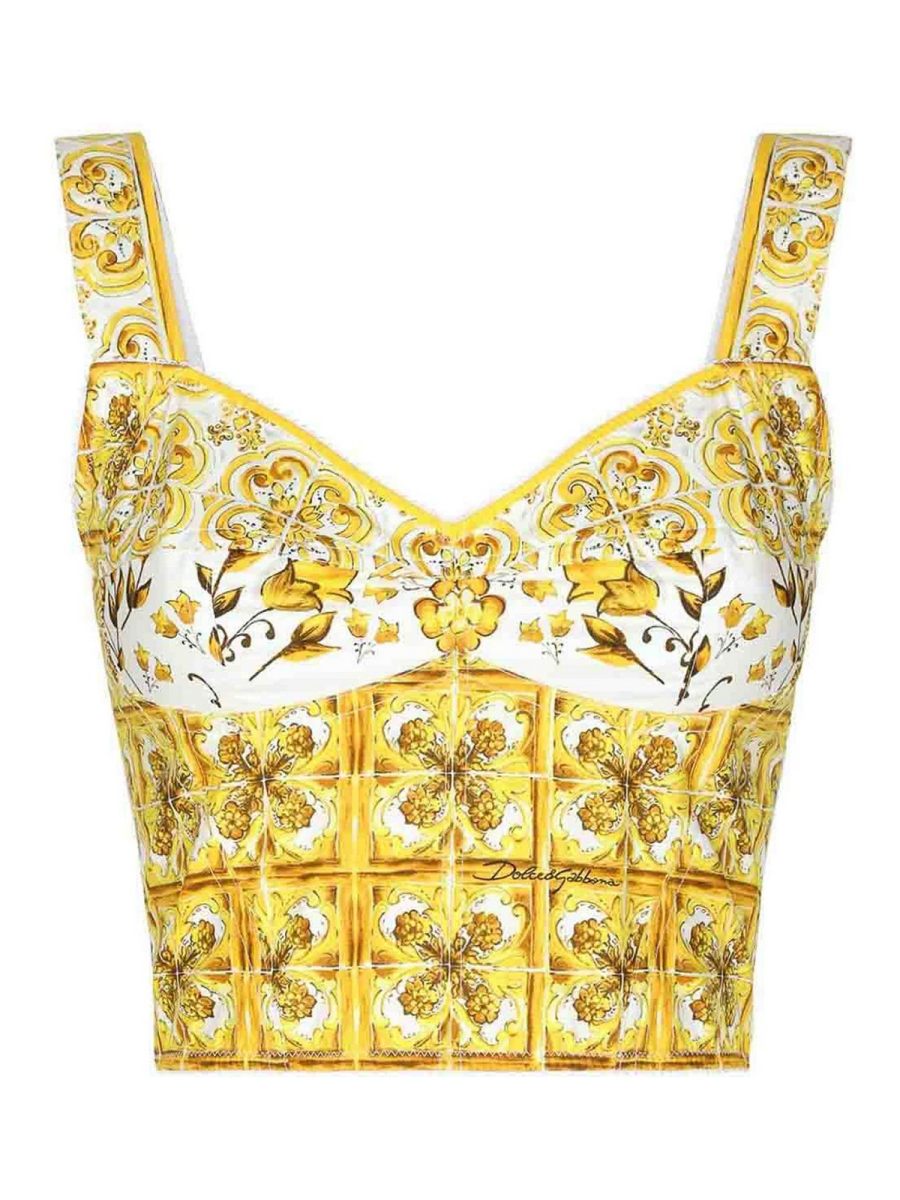 Dolce & Gabbana Top - Jaune