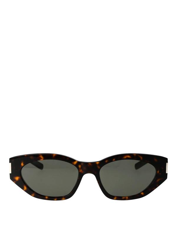 Saint Laurent Lunettes De Soleil - Marron