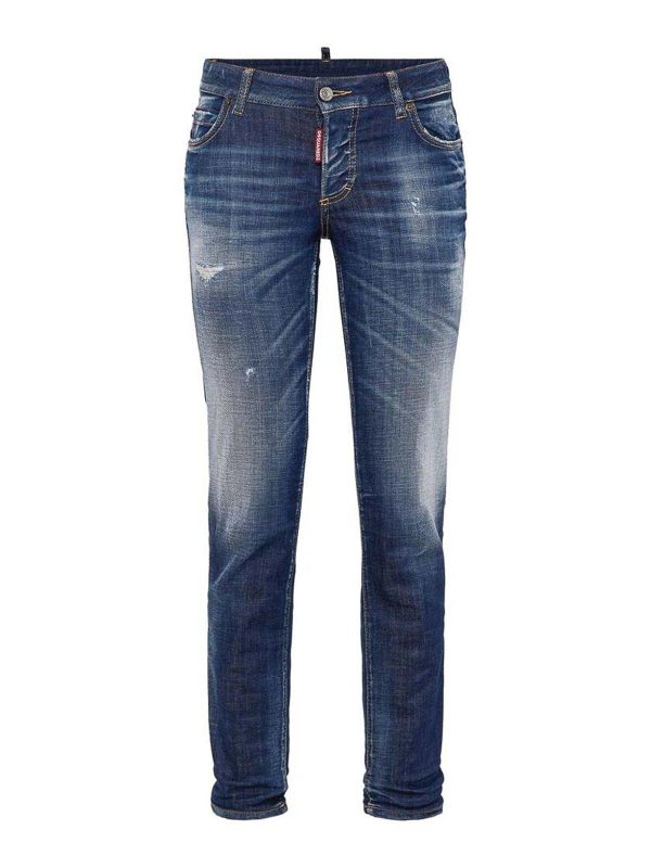 Dsquared2 Jean Droit - Bleu