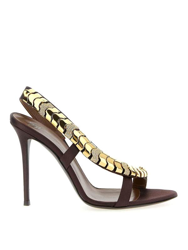 Giuseppe Zanotti Sandales - Rouge Brun