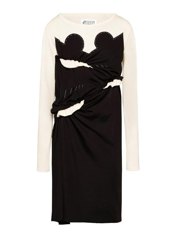 Maison Margiela Robe Au Genou - Blanc
