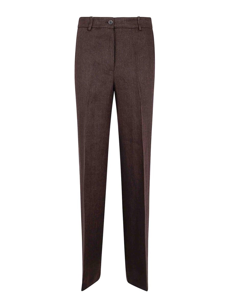 P. A.R. O.S. H. Pantalons Décontractés - Marron