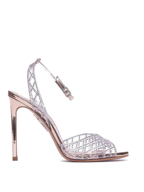 Aquazzura Chaussures À Talon - Argent
