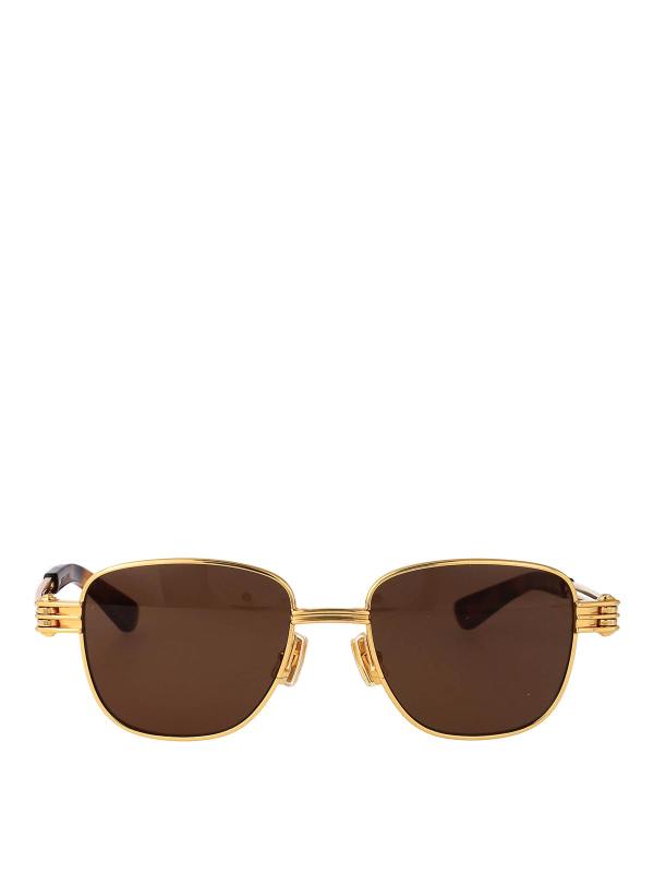 Bottega Veneta Lunettes De Soleil - Or