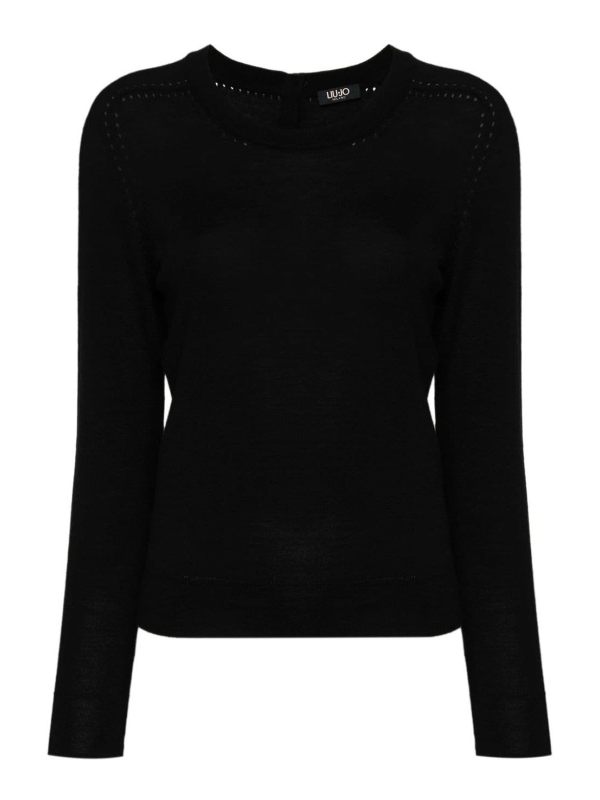 Liu Jo Pull Col Rond - Noir