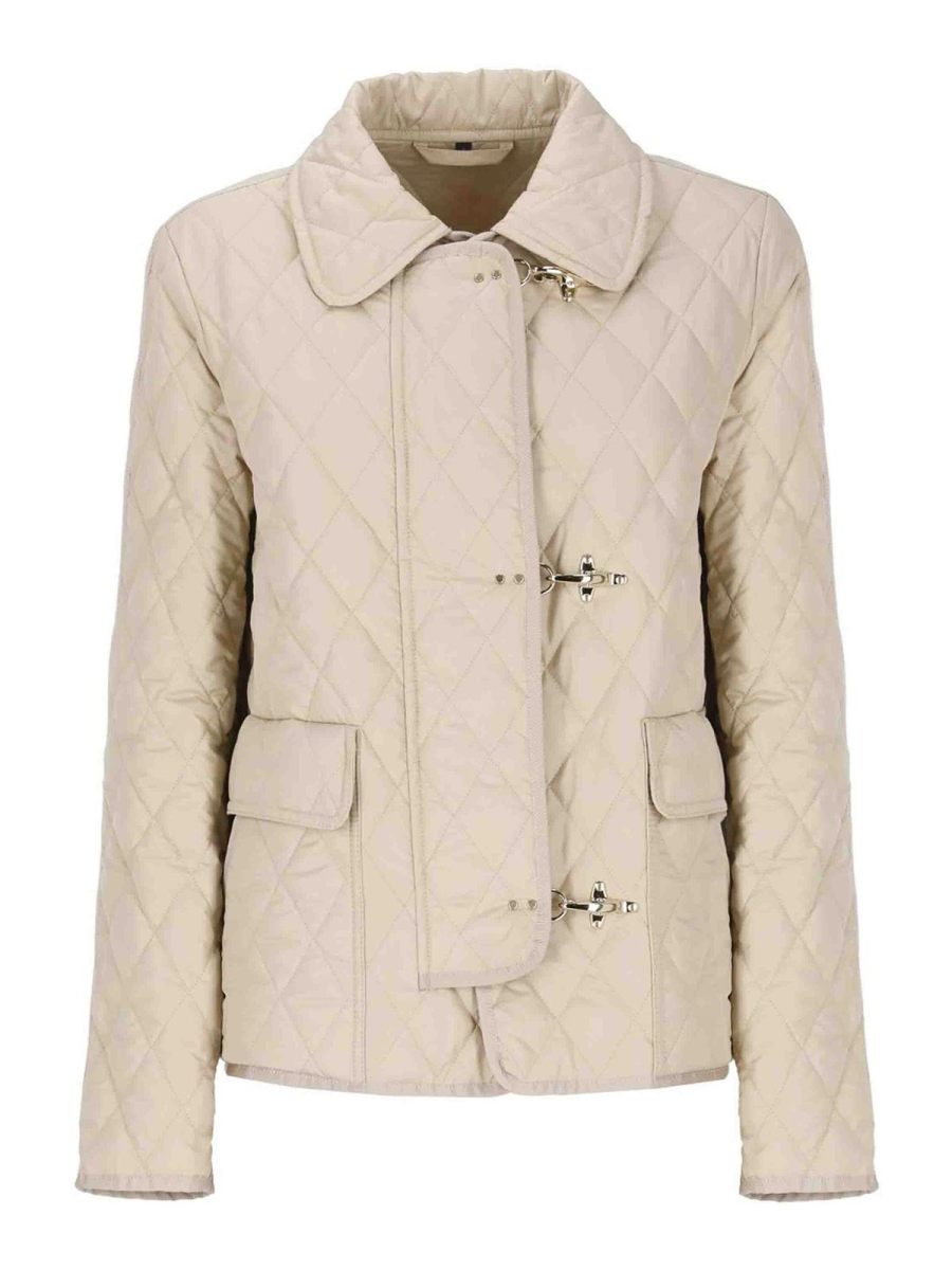 Fay Blouson Rembourré - Beige Clair