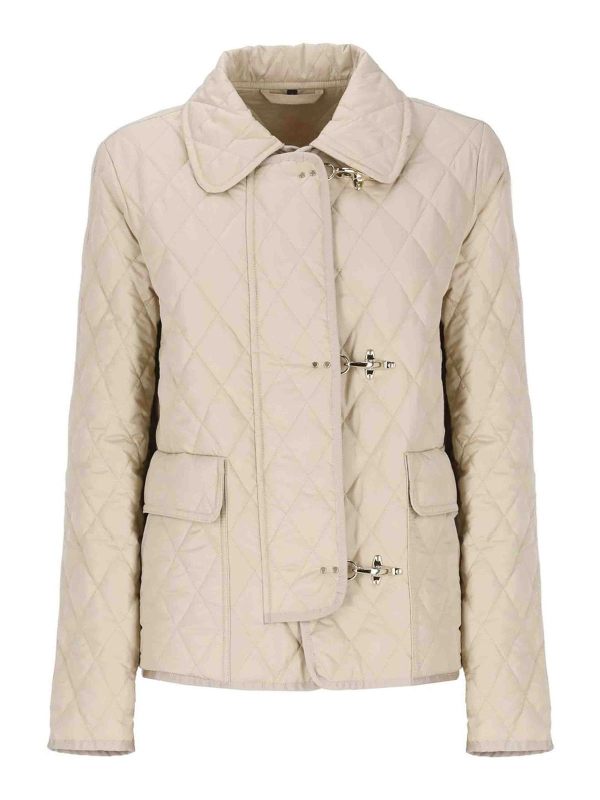 Fay Blouson Rembourré - Beige Clair