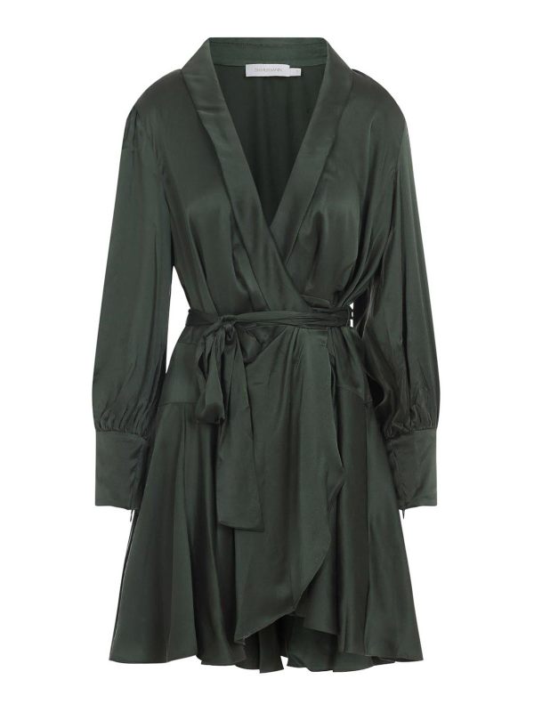 Zimmermann Robe Courte - Vert