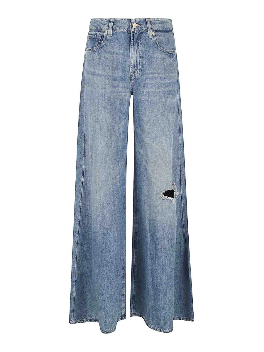 7 For All Mankind Jean Bootcut - Bleu