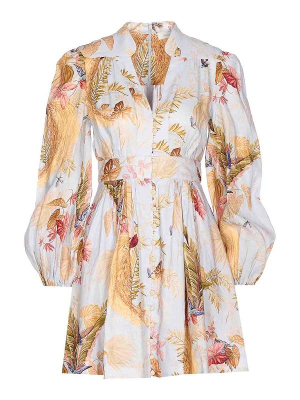 Zimmermann Robe Au Genou - Multicolore