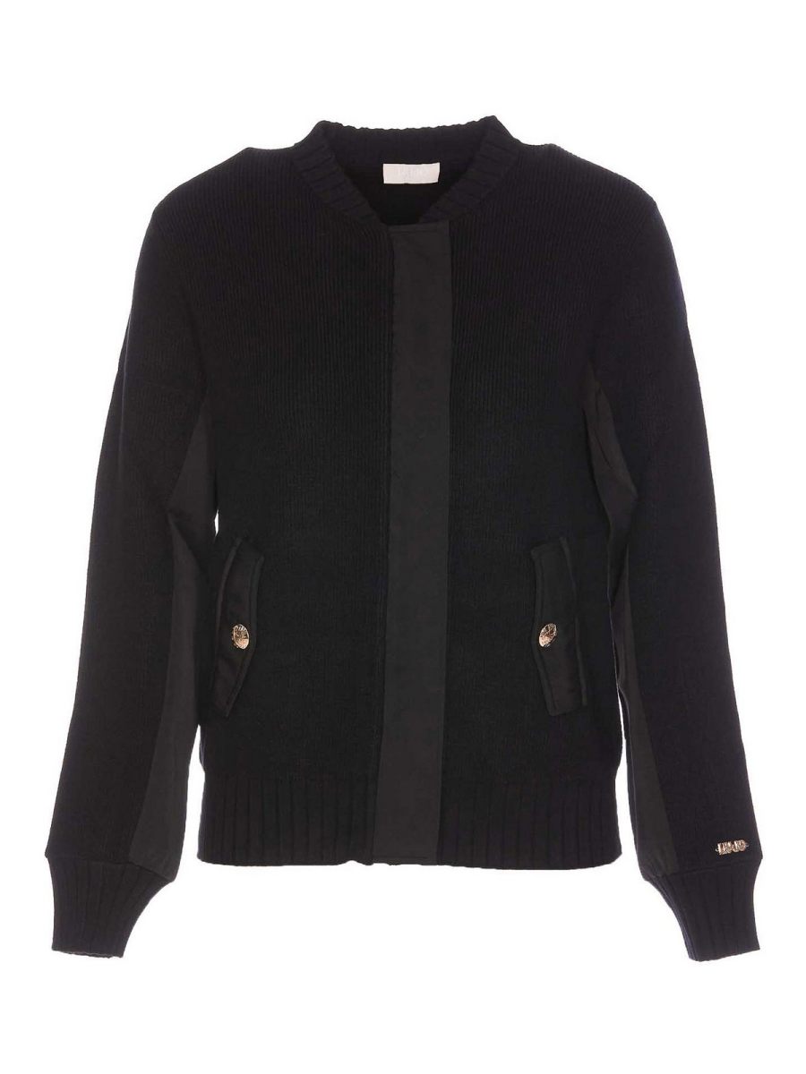 Liu Jo Pull Col Rond - Noir