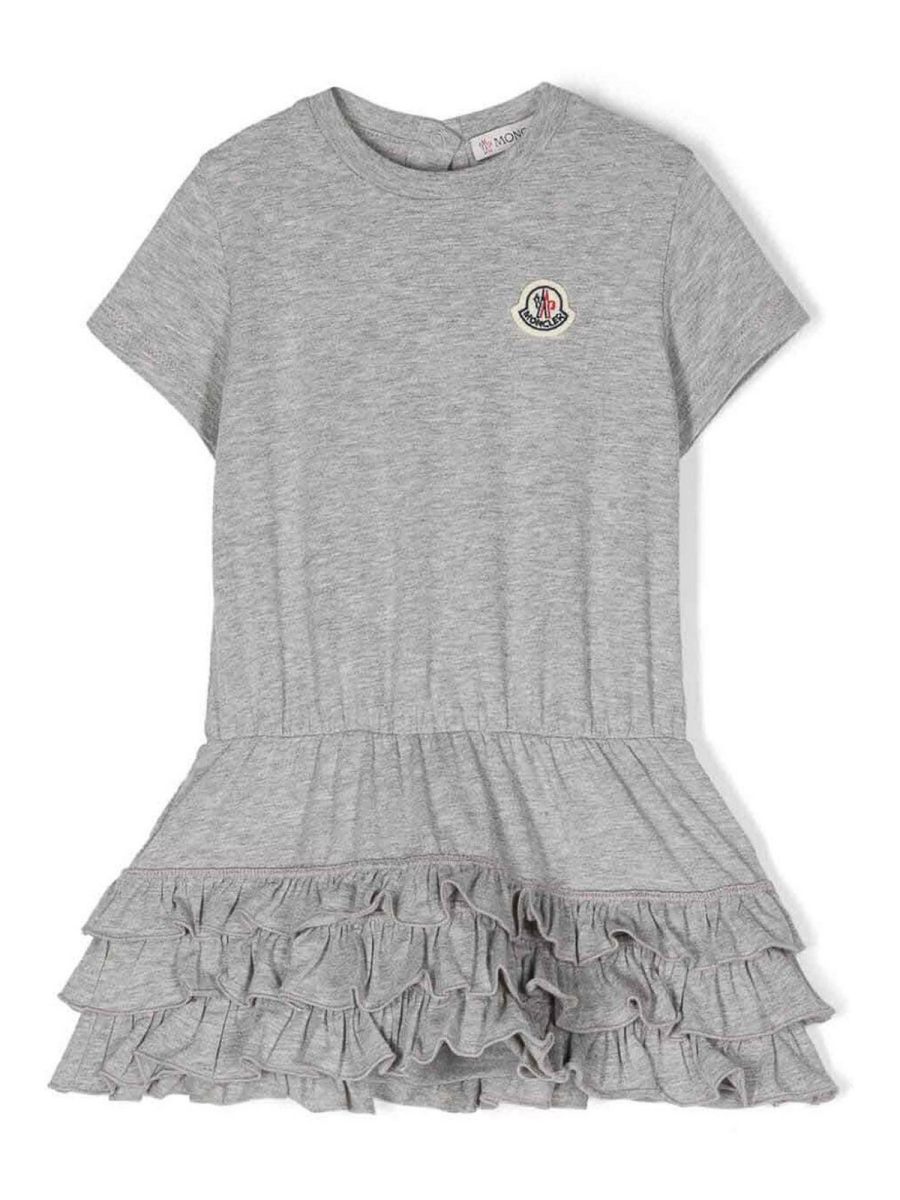 Moncler Jr Robe Courte - Gris