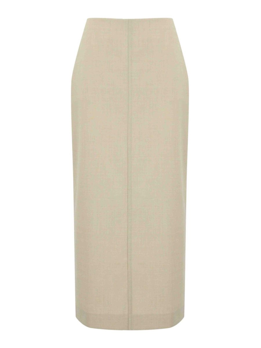 Philosophy di Lorenzo Serafini Jupe Midi - Beige