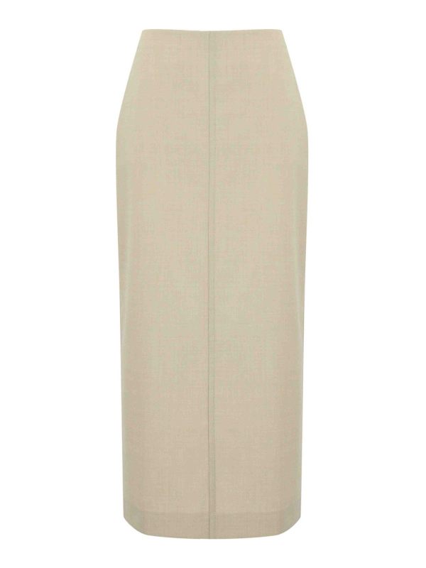 Philosophy di Lorenzo Serafini Jupe Midi - Beige