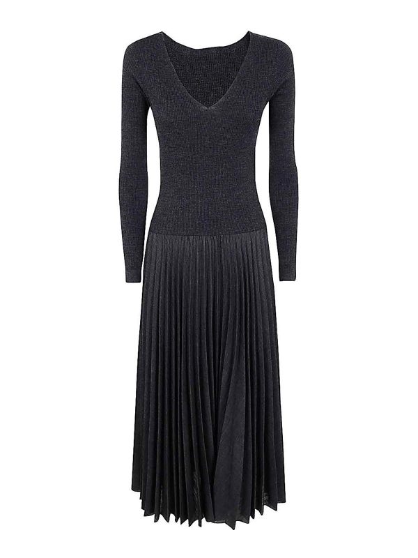 D. Exterior Maxi Robe - Gris