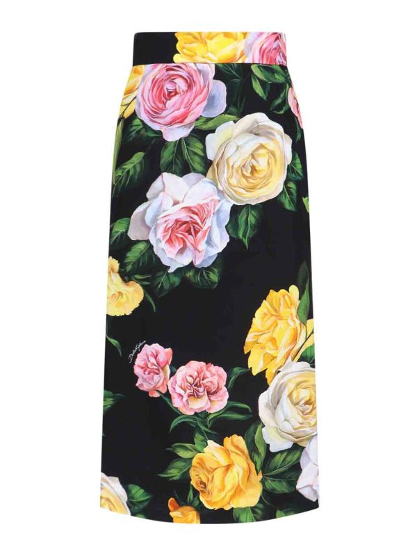 Dolce & Gabbana Jupe Midi - Noir