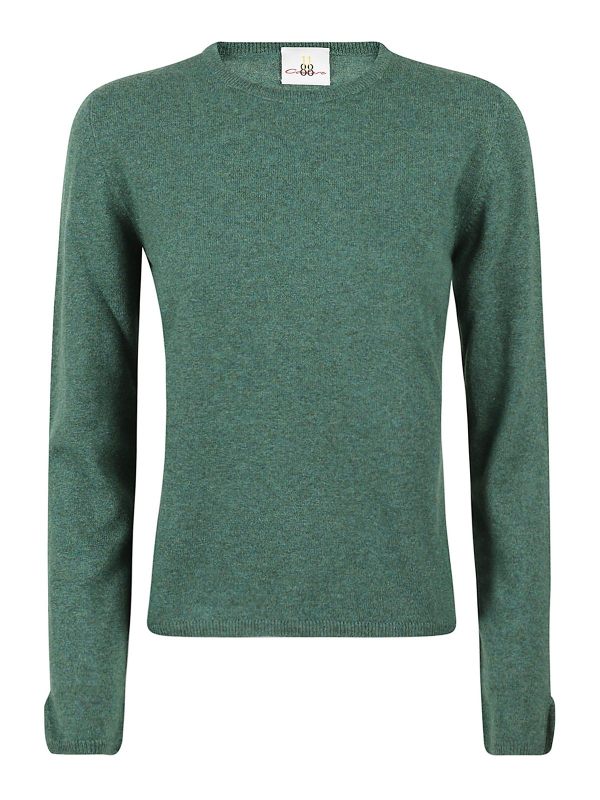 Eleven88 Pull Col Rond - Vert Clair