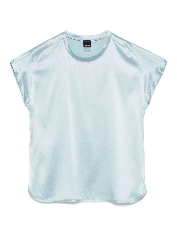 Pinko Pull Col Rond - Bleu Clair