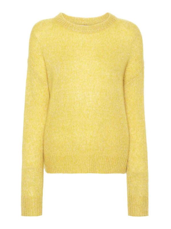 Lisa Yang Pull Col Rond - Jaune