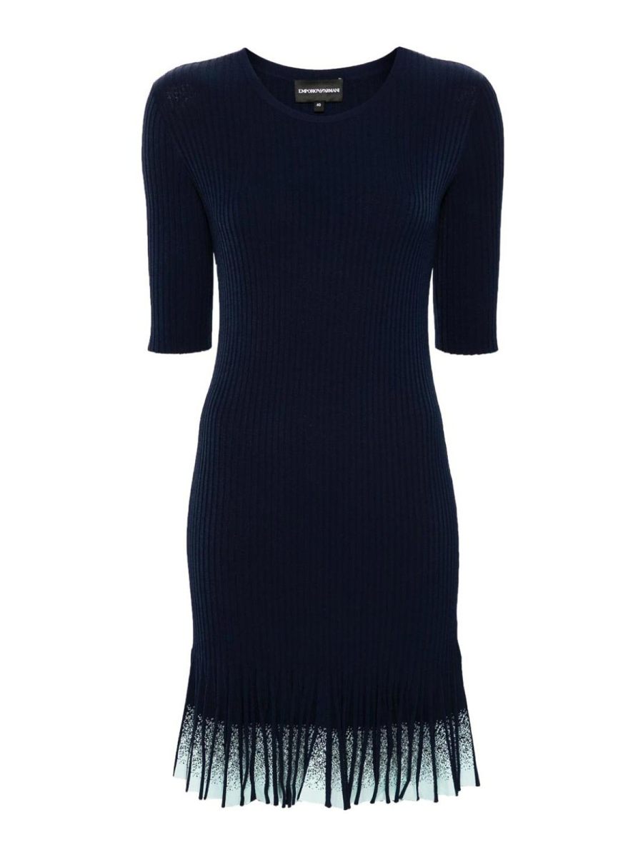 Emporio Armani Robe Courte - Bleu