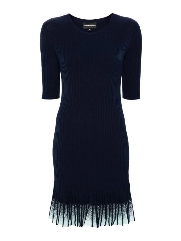 Emporio Armani Robe Courte - Bleu