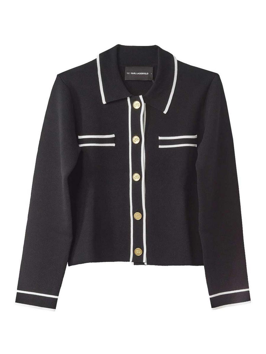 Karl Lagerfeld Cardigan - Noir