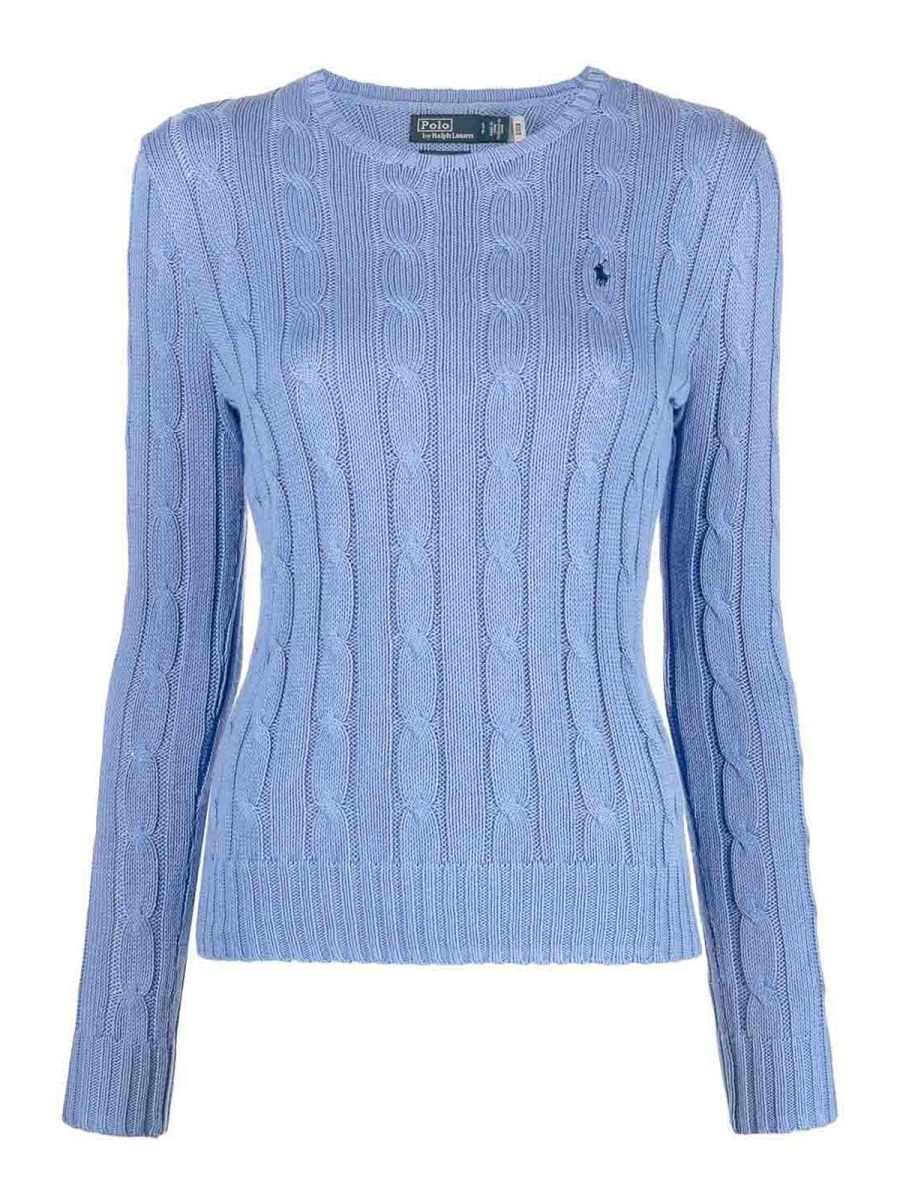 Polo Ralph Lauren Pull Col Rond - Bleu