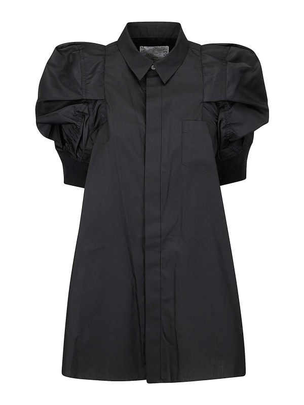 Sacai Robe Courte - Noir