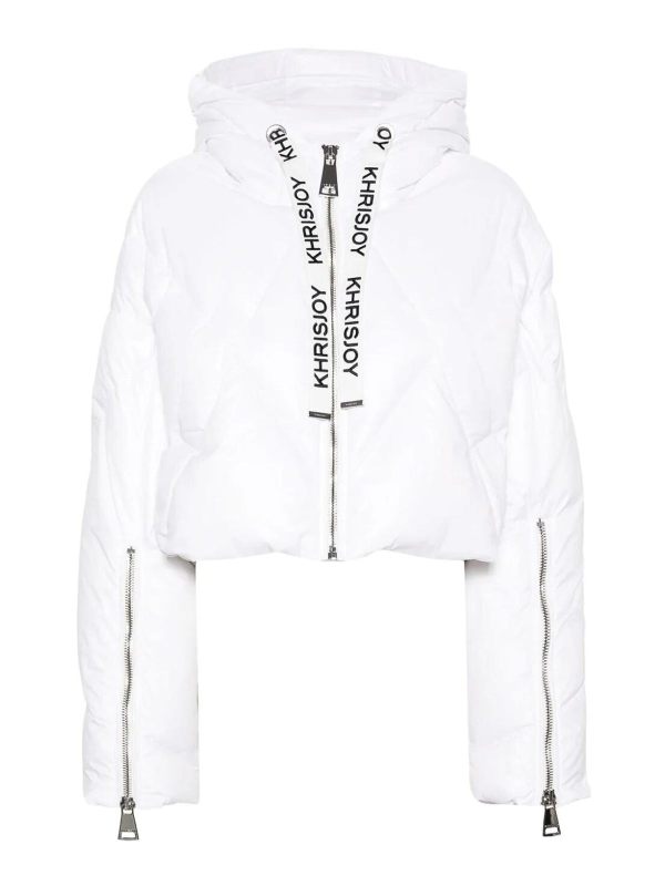 KhrisJoy Manteau Court - Blanc