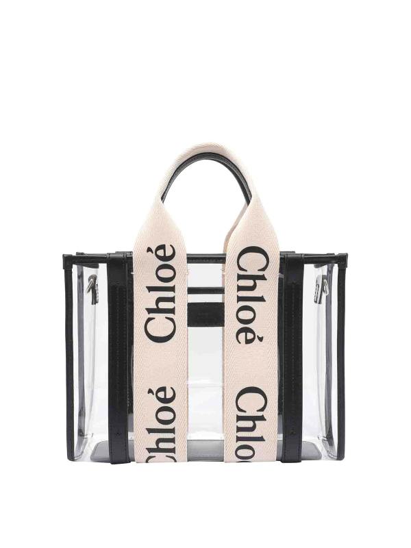 Chloe' Sac Cabas - Blanc