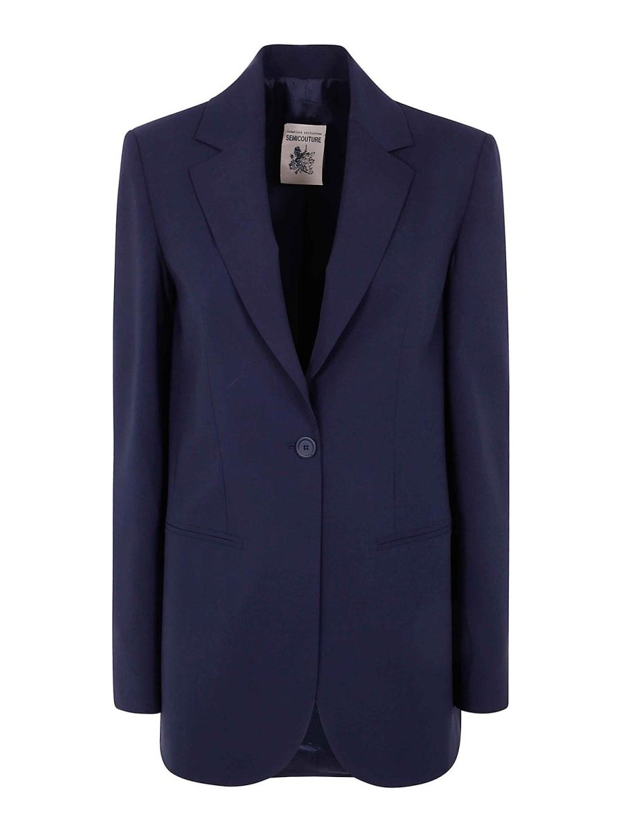 Semicouture Veste Casual - Bleu