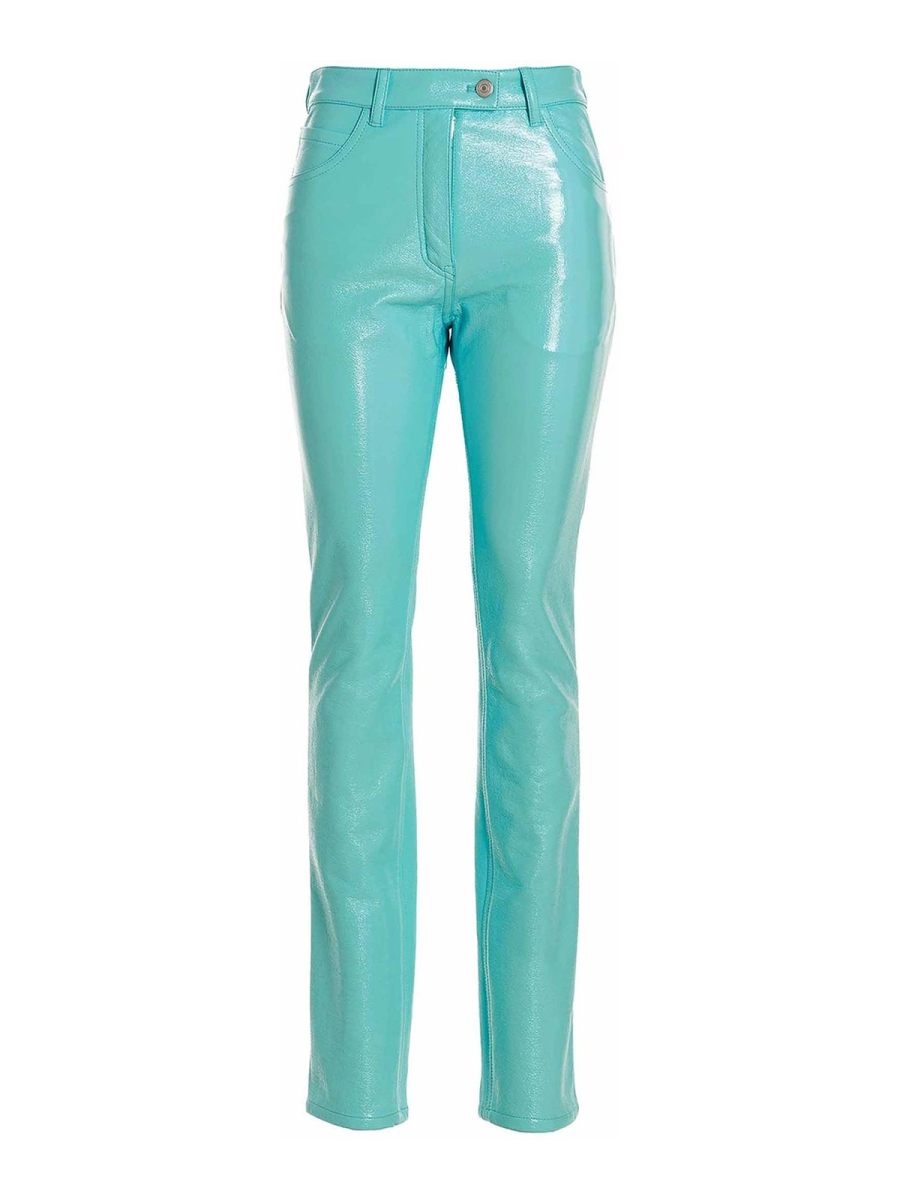 Courreges Pantalons Décontractés - Bleu Clair